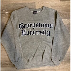 Vintage Jansport Georgetown University Crewneck Sweatshirt Large Made in USA